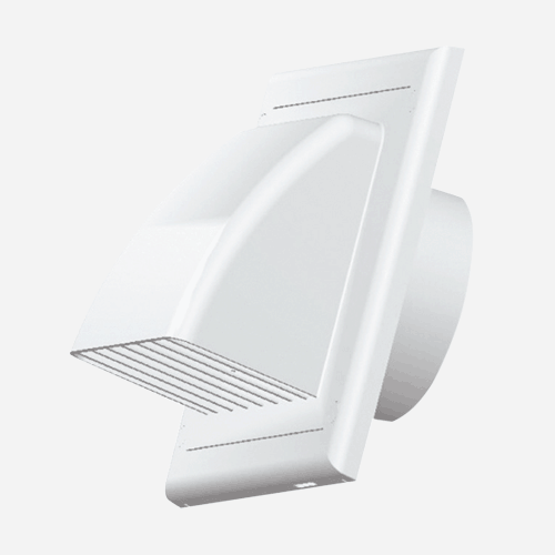 Den Braven - Ukončovací článek kanálu horizontální, průměr 100 mm, s mřížkou a klapkou