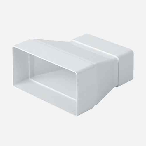 Den Braven - Článek přechodový plochý, 150 mm x 75 mm / 110 mm x 55 mm, plastový