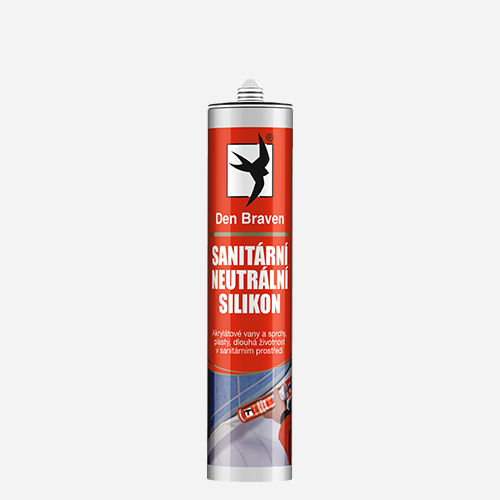 Den Braven - Sanitární neutrální silikon, kartuše 280 ml, bahama
