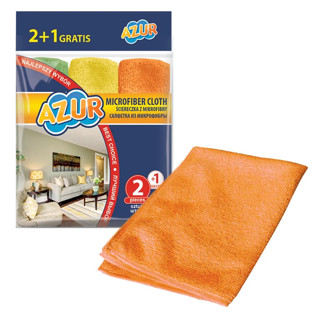 Sada utěrek z mikrovlákna AZUR 2+1ks zdarma