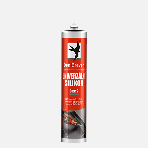 Den Braven - Univerzální silikon, kartuše 280 ml, šedý