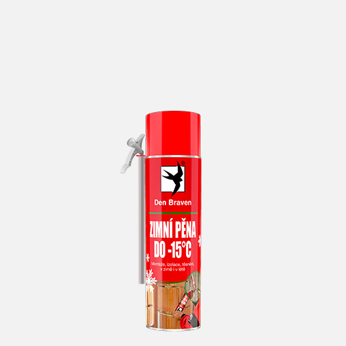 Den Braven - Zimní pěna do -15°C, trubičková dóza 500 ml, zelená