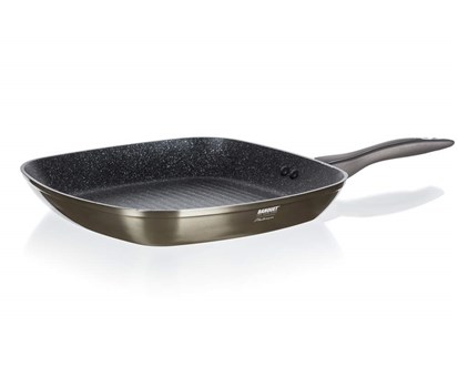 BANQUET Pánev steaková s nepřilnavým povrchem METALLIC PLATINUM 28 x 28 cm