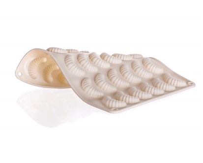 BANQUET Forma na rohlíčky silikonová CULINARIA 35 x 25 x 1,3 cm, krémová