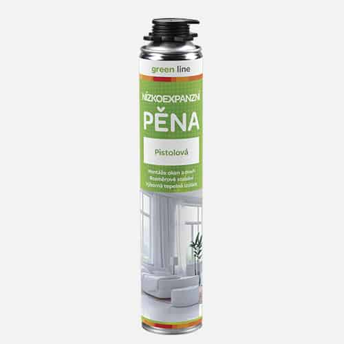 Den Braven - Nízkoexpanzní pěna Green line, pistolová dóza 750 ml, zelená