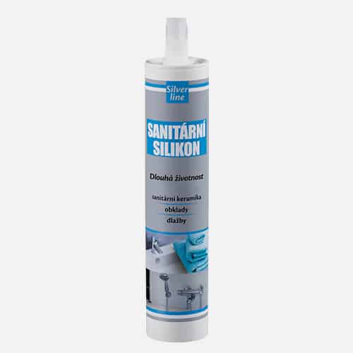 Den Braven - Sanitární silikon Silver line, kartuše 280 ml, transparentní