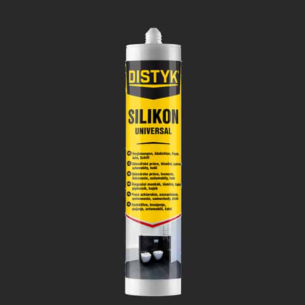 UNIVERZÁLNÍ SILIKON Distyk / SILIKON UNIVERSAL, kartuše 280 ml, transparentní