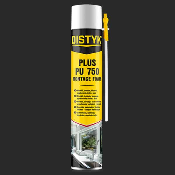 MONTÁŽNÍ PĚNA Distyk / PLUS PU MONTAGE FOAM, trubičková dóza 300 ml, zelená