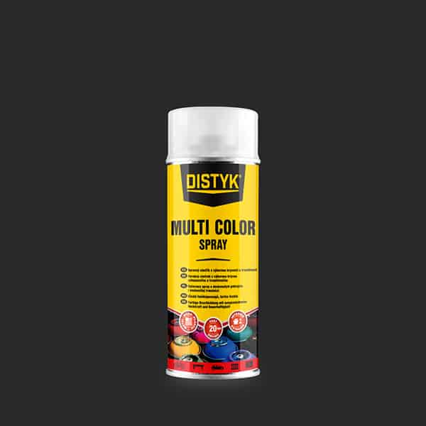 MULTI COLOR SPRAY Distyk, sprej 400 ml, grafitová černá, RAL 9011
