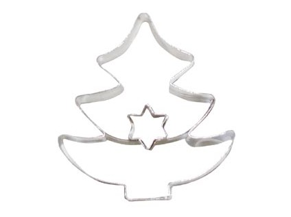 vykraj.cukroví STROMEČEK JEDLE S HVĚZDIČKOU