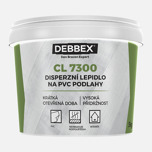 Den Braven - Disperzní lepidlo na PVC podlahy CL 7300, kbelík 5 kg