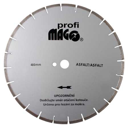 Magg PROFI - Diamantový kotouč segmentový 400x3,6/10x25,4mm na asfalt