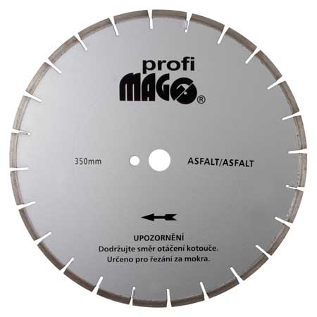 Magg PROFI - Diamantový kotouč segmentový 350x3,4/10x25,4mm na asfalt
