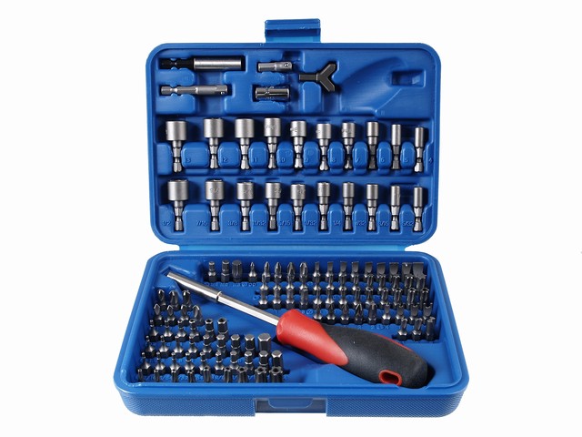 Magg PROFI - Sada bitů CrV se šroubovákem - 122 ks