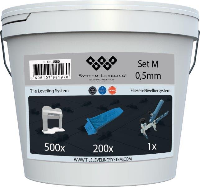 System Leveling - aplikační SET 500/200/1 - 0,5mm