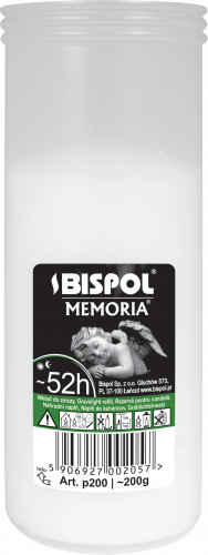 Hřbitovní svíčka - parafín p200