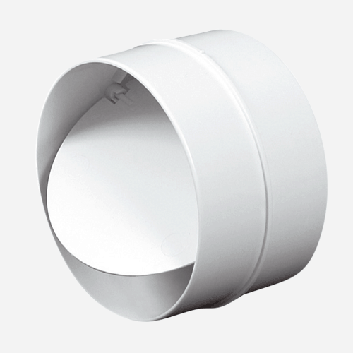 Den Braven - Spojka kulatého kanálu s klapkou, průměr 125 mm, plastová