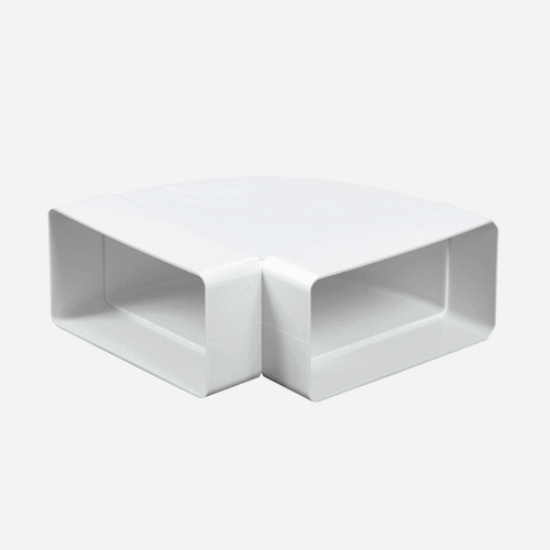 Den Braven - Koleno vodorovné ploché 90°, 75 mm x 150 mm, plastové