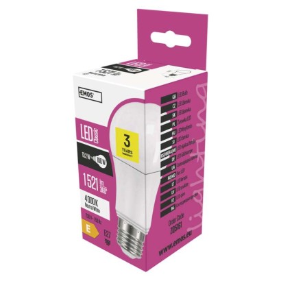 LED žárovka Classic A60 13,2W E27 neutrální bílá ZQ5161