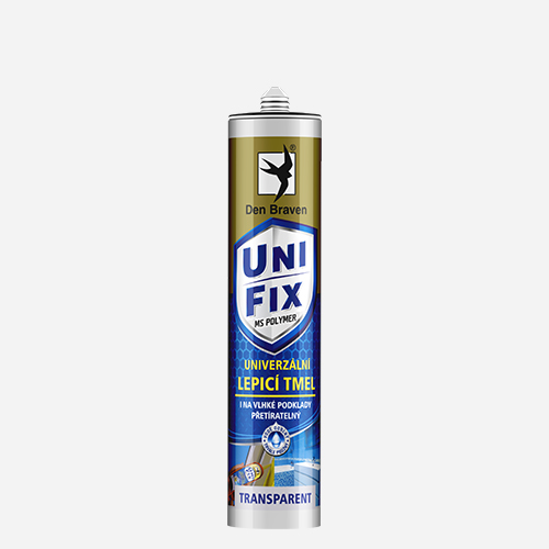 Den Braven - MS UNIFIX CLEAR na všechna tmelení, kartuše 290 ml, transparentní