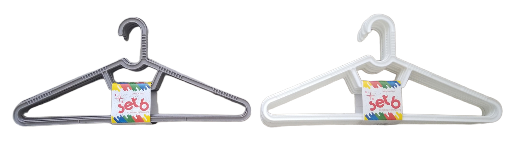 Heidrun Plastová ramínka 6ks 43x19.5cm