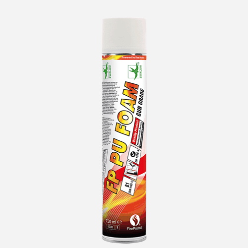 Den Braven - Protipožární pěna, pistolová dóza 750 ml, červená FP700