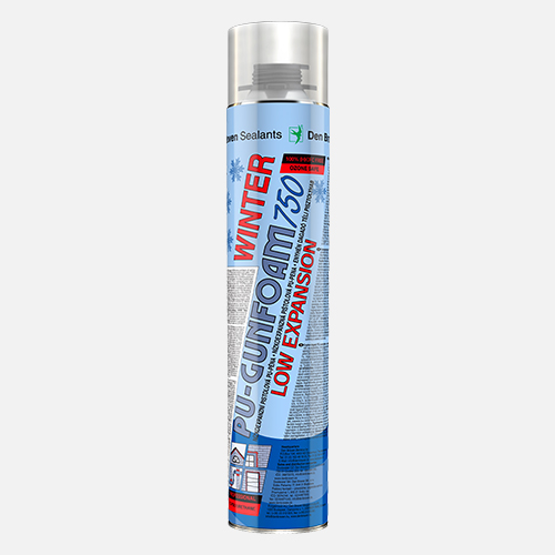 Den Braven - Nízkoexpanzní pěna WINTER, pistolová dóza 750 ml, zelená