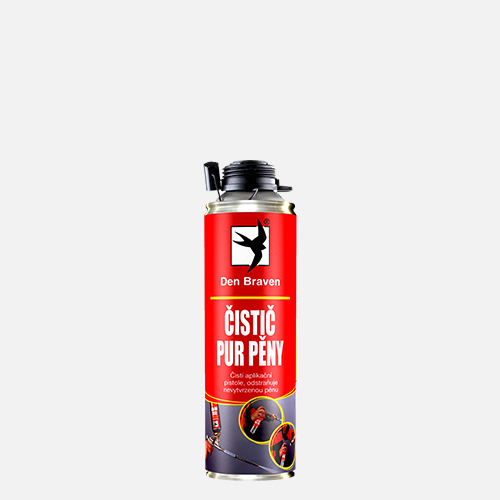 Den Braven - Čistič PUR pěny, dóza 500 ml