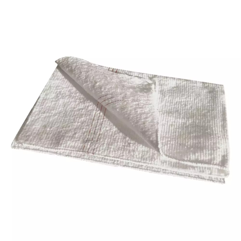 Bílý velký hadr na podlahu AZUR 1ks