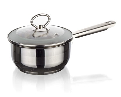 BANQUET Rendlík nerezový MATTE New Line 14 cm, 0,9 l, s poklicí