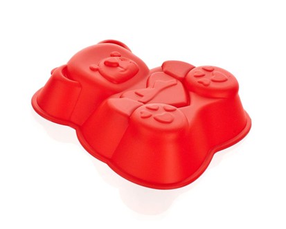 BANQUET Forma silikonová CULINARIA Red 14,2 x 12,3 x 3,5 cm, medvídek