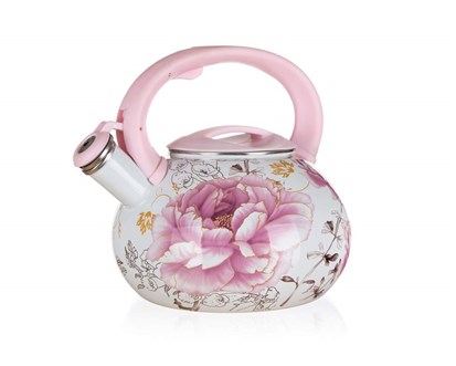 BANQUET Konvice smaltovaná pískací MAGNOLIA 3 l