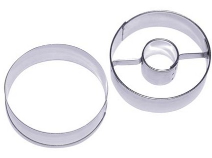 vykraj. cukr.KOLEČ.5cm+střed s.2díl.nerez