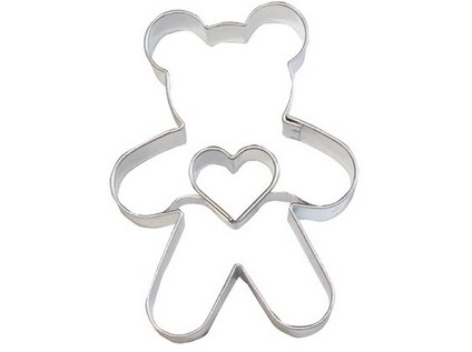 vykraj.cukroví MEDVÍDEK SE SRDÍČKEM