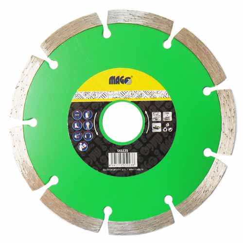 Super diamantový kotouč segmentový 125x22,2mm