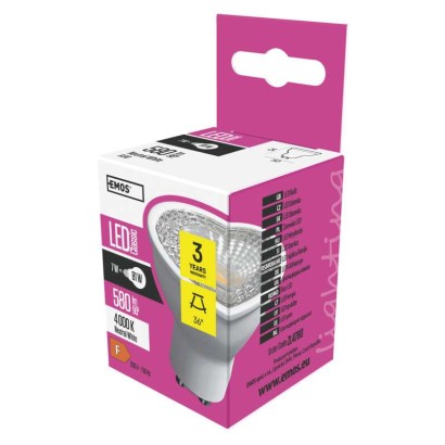 LED žárovka Premium MR16 7W GU10 neutrální bílá