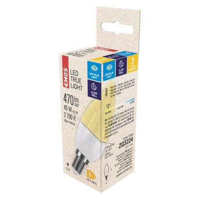 LED žárovka True Light 4,2W E14 teplá bílá 1525731220