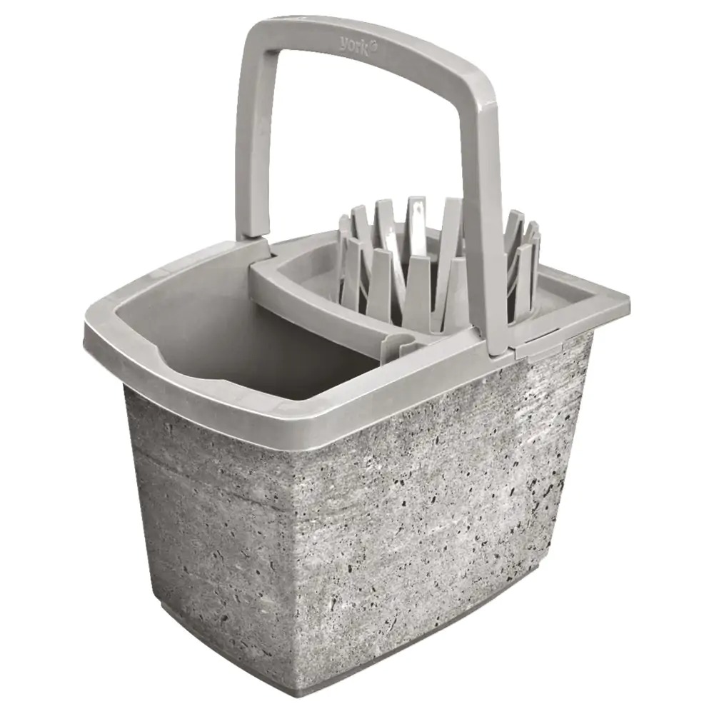 Obdélníkový kýbl se ždímacím košem 15l LOFT