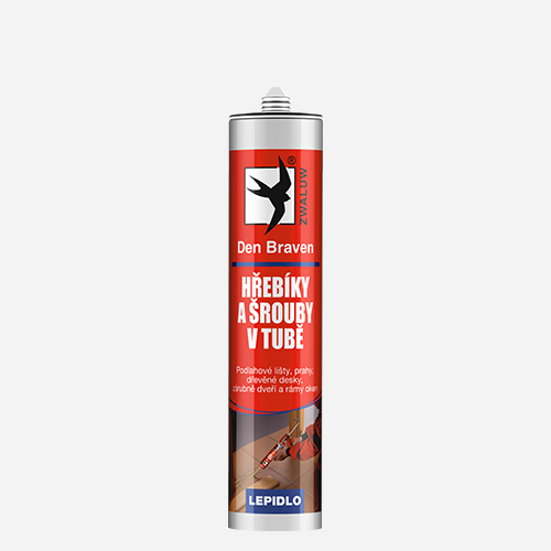 Den Braven - Hřebíky a šrouby v tubě, kartuše 310 ml
