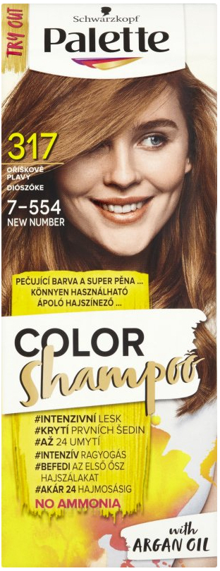 Palette Col.Shampoo 7-554 /317/ -Oříš.Plavý 50 ml