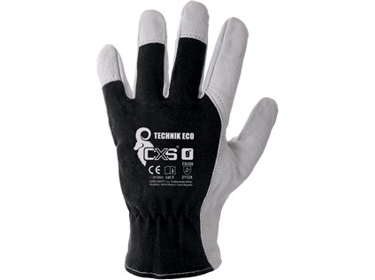 Rukavice CXS TECHNIK ECO, kombinované, vel. 08