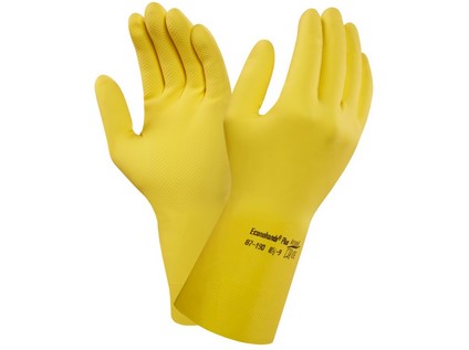 Rukavice ANSELL ECONOHANDS PLUS 87-190, máčené v latexu, vel. 09