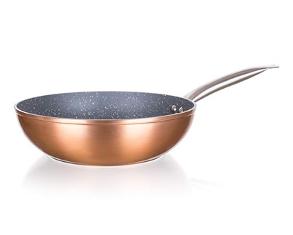 BANQUET Pánev WOK s nepřilnavým povrchem COPPER 28x7,8 cm