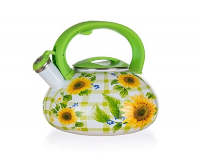 BANQUET Konvice smaltovaná pískací SUN FLOWER 3 l