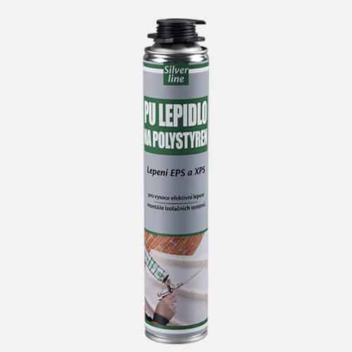 Den Braven - PU lepidlo na polystyren Silver line, pistolová dóza 750 ml, žlutá