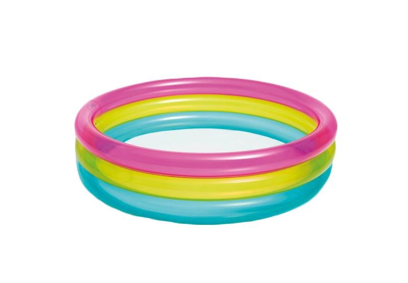 Bazén nafukovací INTEX dětský RAINBOW - 3komorový