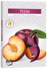 Svíčka čajová 6ks PLUM