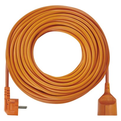 Prodlužovací kabel 40 m / 1 zásuvka / oranžový / PVC / 230 V / 1,5 mm2