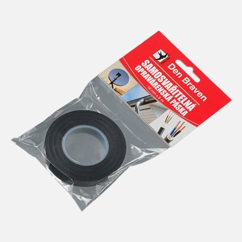 Den Braven - Samosvařitelná opravárenská páska, 19 mm x 5 m, černá 8851BD