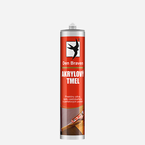 Den Braven - Akrylový tmel, kartuše 310 ml, hnědá